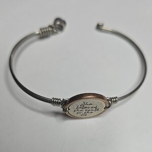Luca + Danni Silver and Gold Inspirational Bracelet